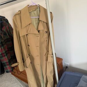 Clipper Mist London Fog Beige Trench Coat